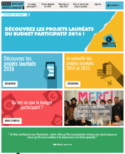 Budget participatif Paris